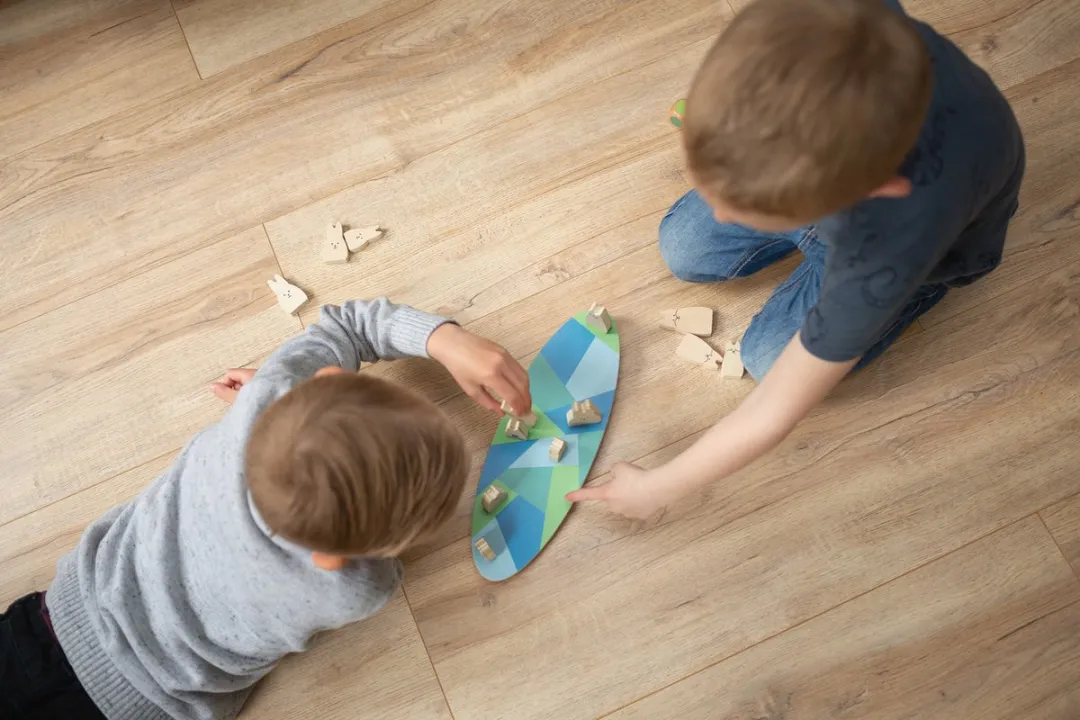BS Toys Evenwicht Konijntjes Bordspel GA460 - 2 Spelers - Meerkleurig