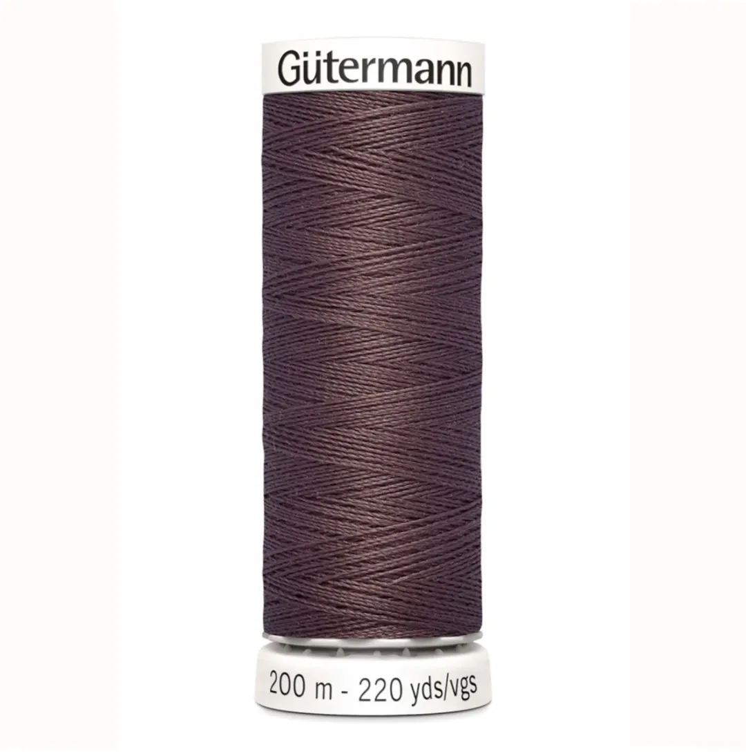 Gutermann Polyester Naaigaren 200m - Bruin