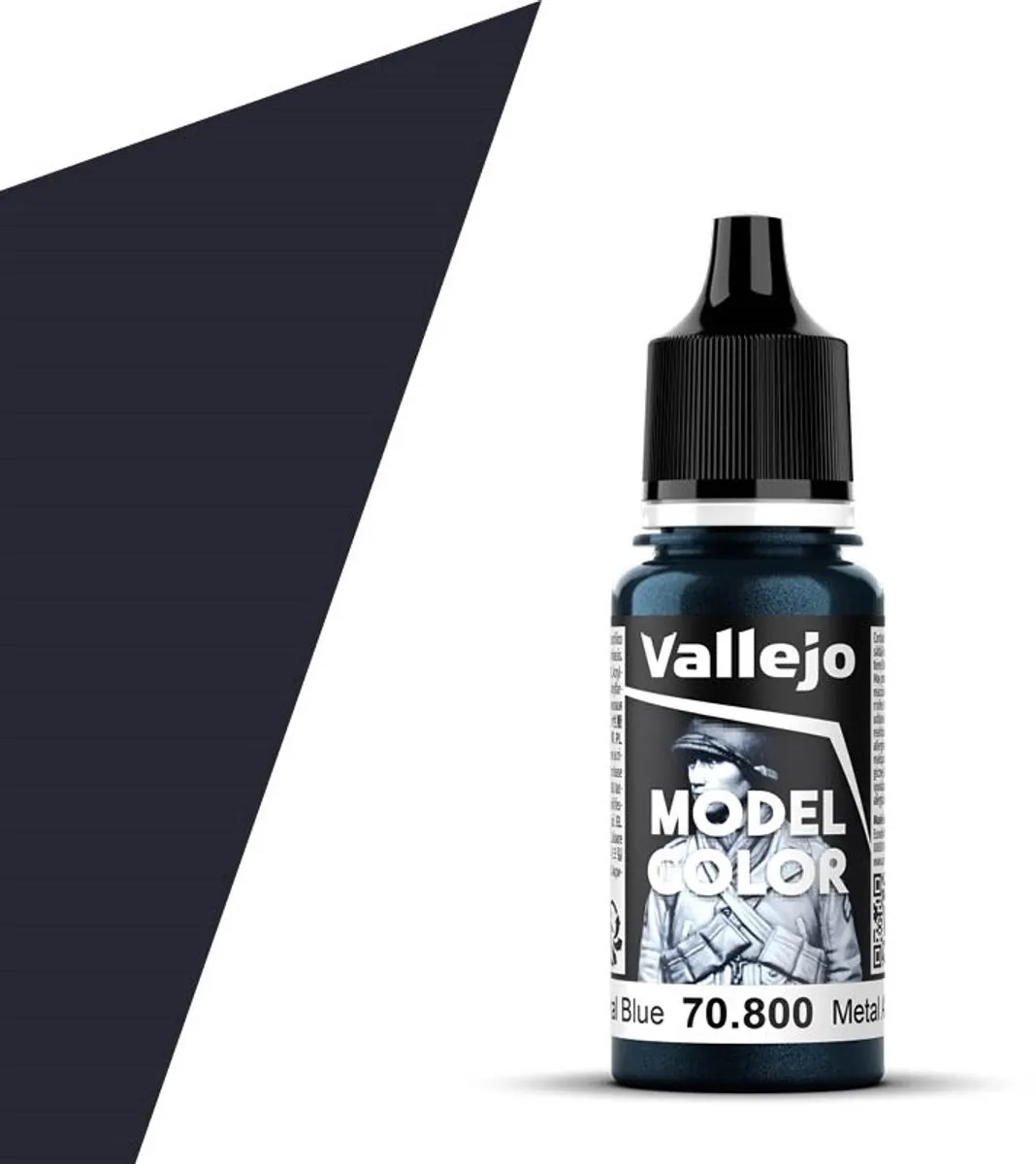 Vallejo Model Color Gunmetal Blue Acrylverf 17ml