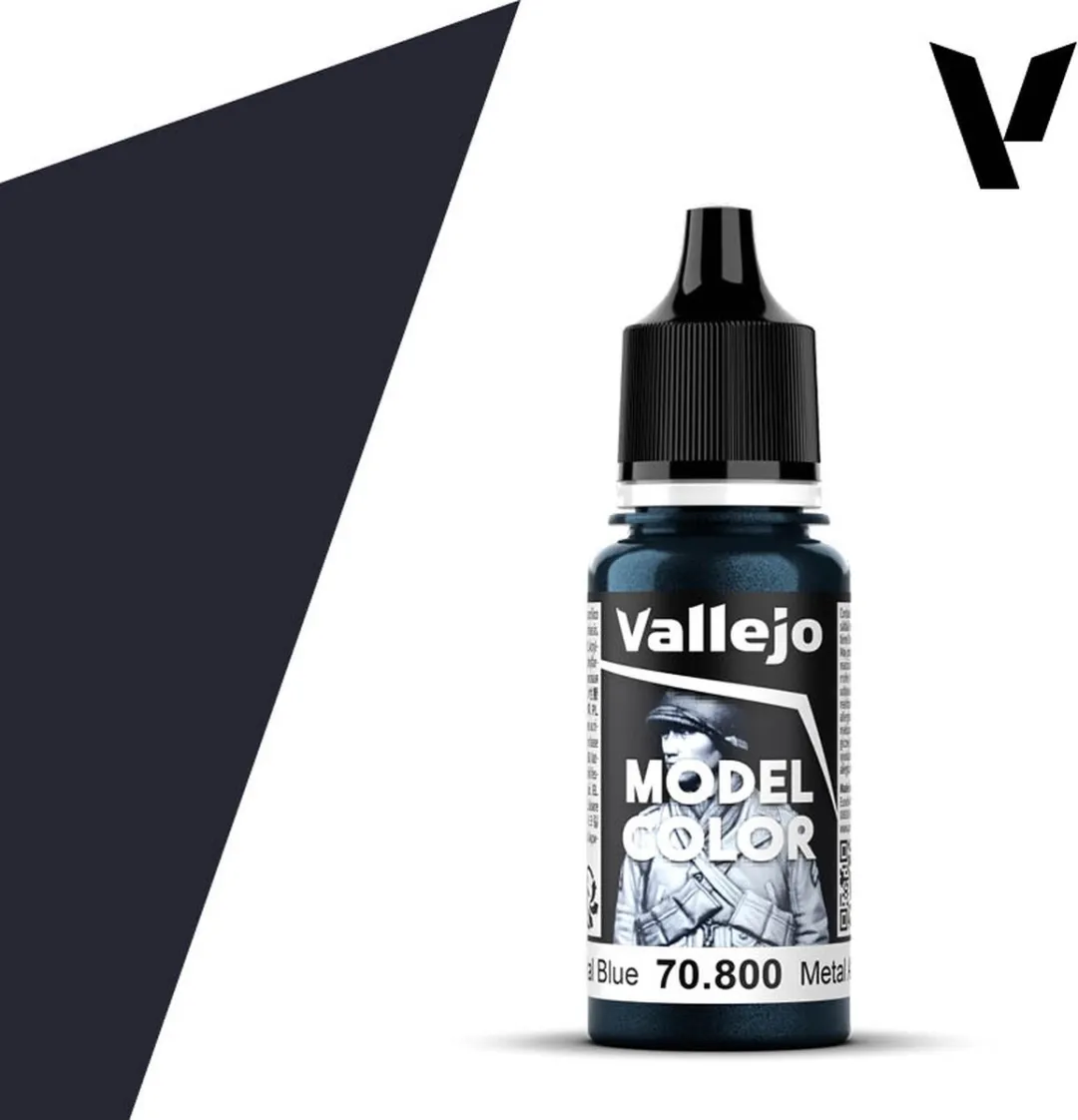 Vallejo Model Color Gunmetal Blue Acrylverf 17ml