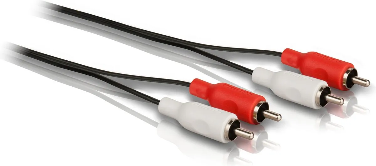 Philips SWA2521 RCA/Tulp Kabel 1.5m - Zwart