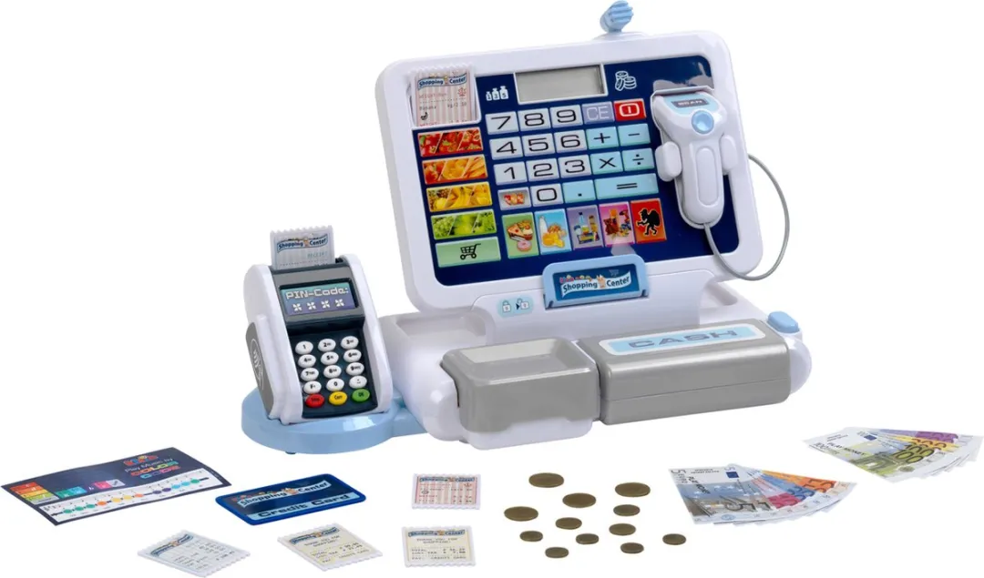 Klein Toys Speelgoedkassa Meerkleurig - 2x AAA
