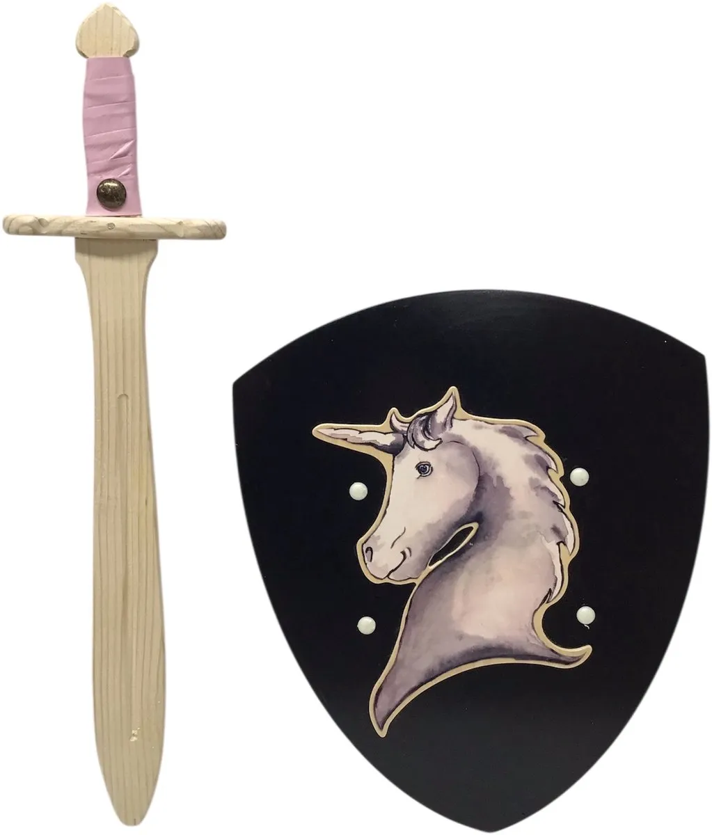 New Classic Toys Ridder Schild Eenhoorn met Zwaard