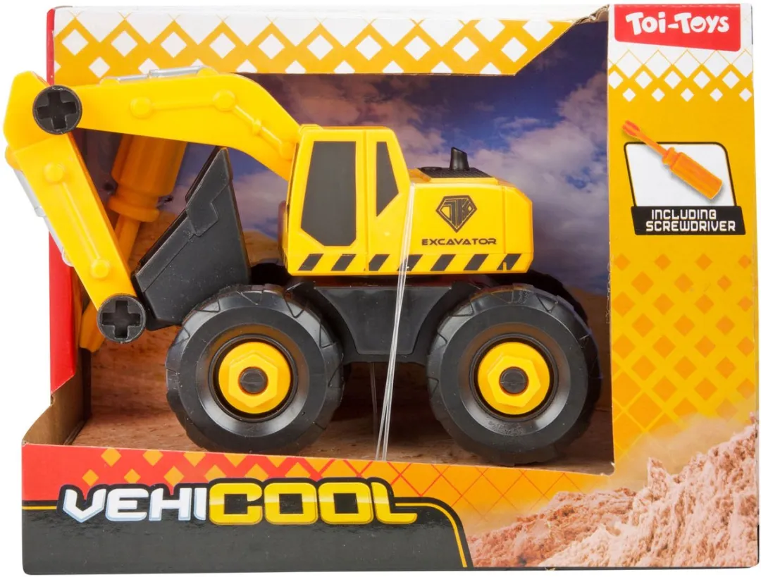 Toi-Toys Cars & Trucs Constructie Werkvoertuig 24120Z - Multicolor