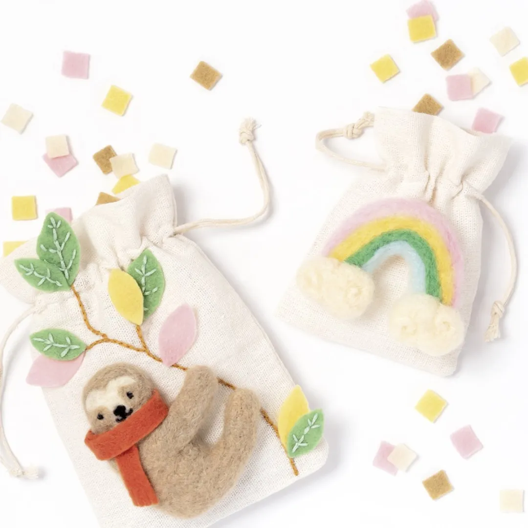 Folia Filz DIY-Box Rainbow Edition - 36-delig