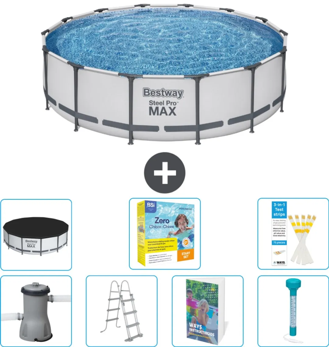 Bestway Steel Pro MAX Zwembad 427x107cm
