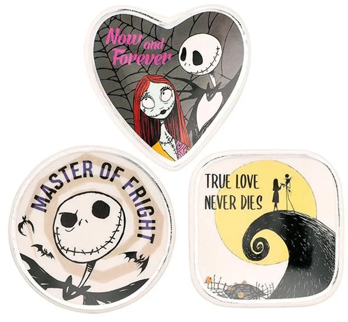 Disney The Nightmare Before Christmas Trinket Tray Set - 3 Stuks
