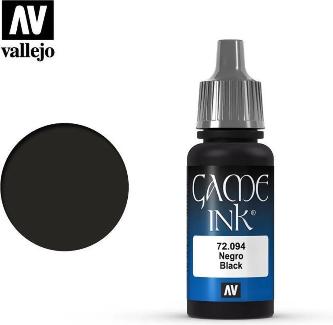 Vallejo Game Color Acrylverf Zwart 18ml