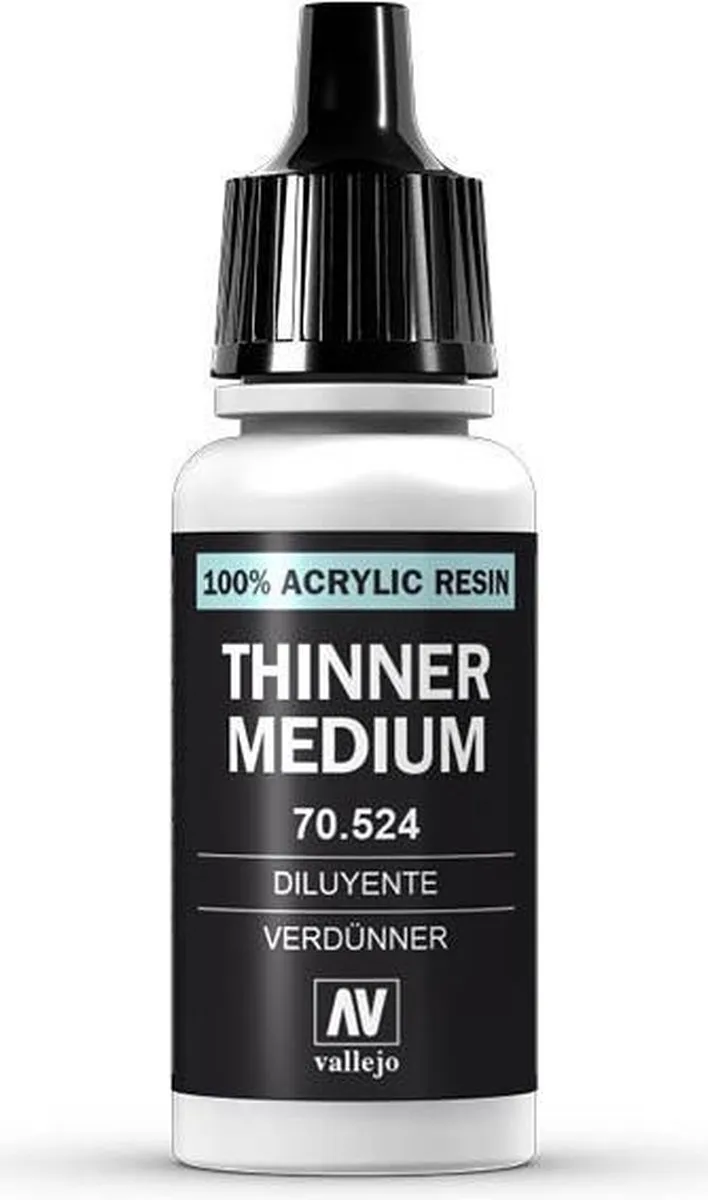 Vallejo Hobbyverf Thinner Medium 17ml