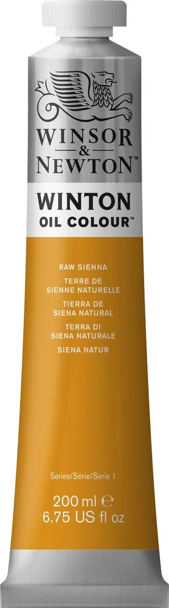 Winsor & Newton Winton Olieverf Raw Sienna 200ml