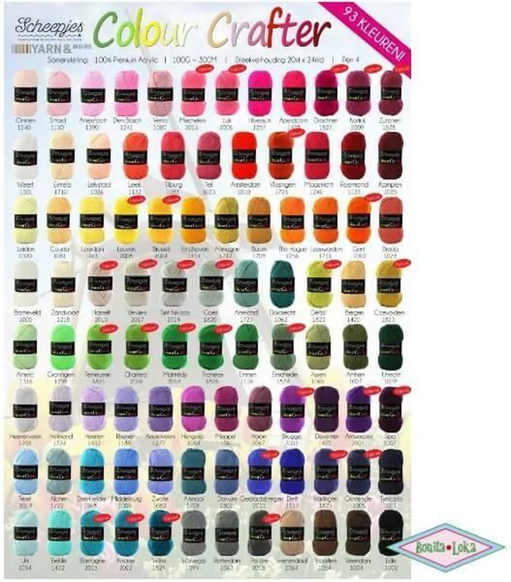 Scheepjes Colour Crafter 1820 Goes - Blauw