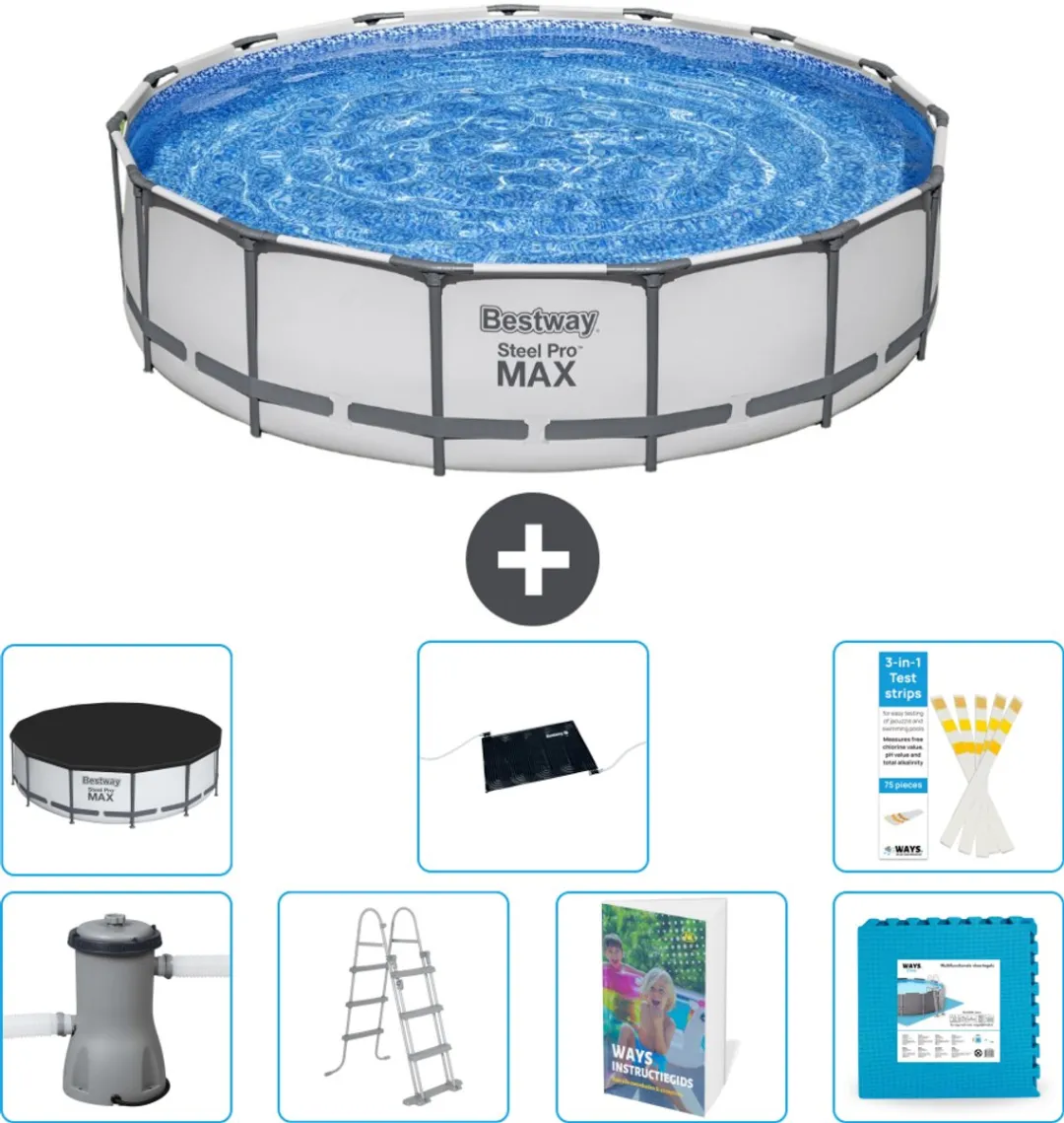 Bestway Steel Pro MAX Zwembad 457x107cm