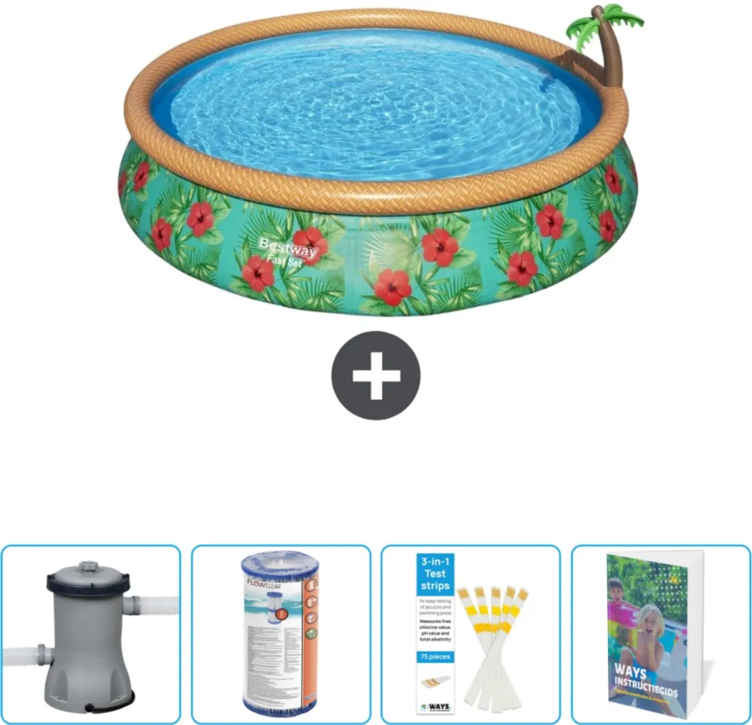Bestway Fast Set Rond Zwembad 457x84cm