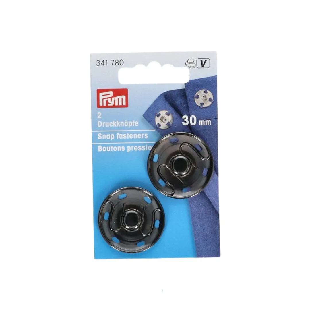Prym Aannaaidrukknopen Messing 30mm - 2 Stuks