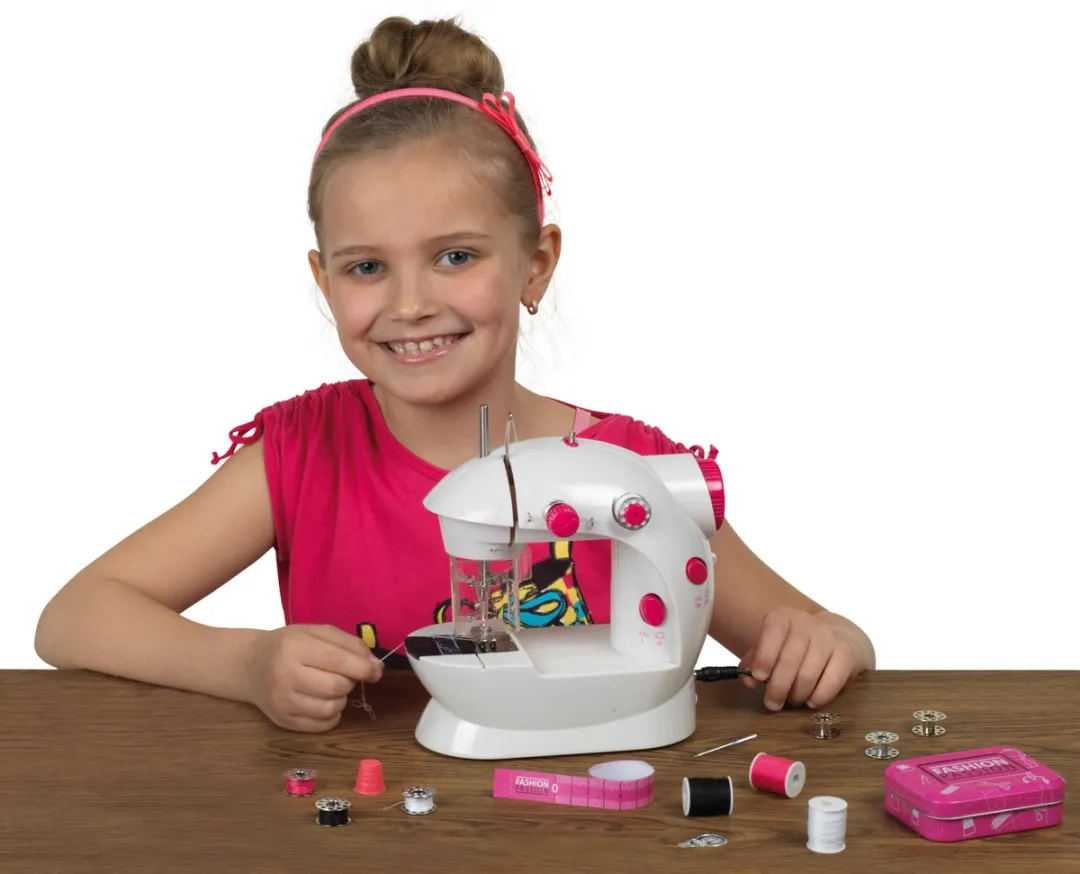 Klein Toys Fashion Passion Naaimachine - Wit Roze