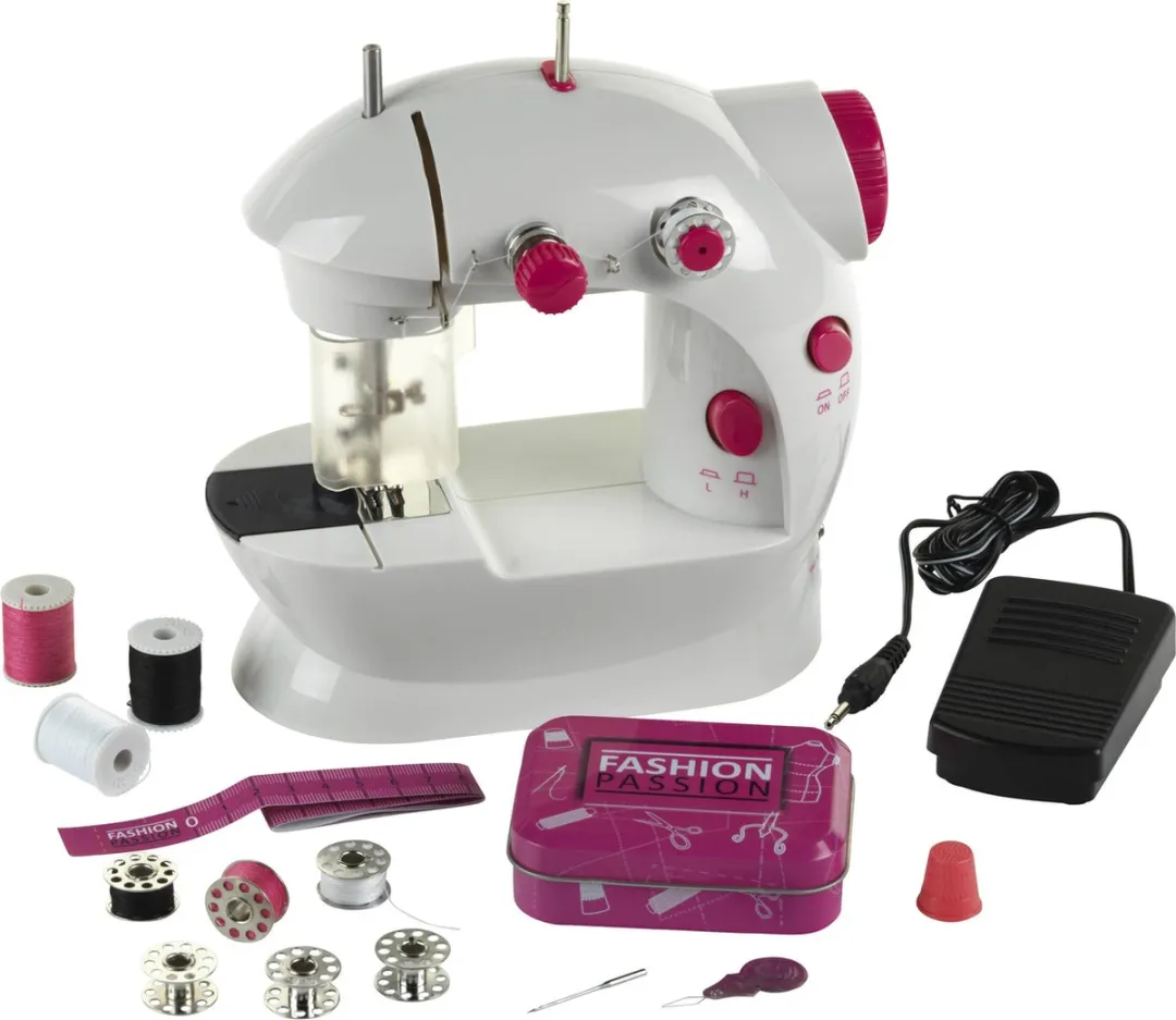 Klein Toys Fashion Passion Naaimachine - Wit Roze