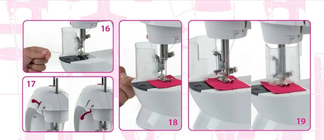 Klein Toys Fashion Passion Naaimachine - Wit Roze