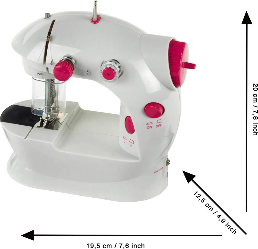 Klein Toys Fashion Passion Naaimachine - Wit Roze