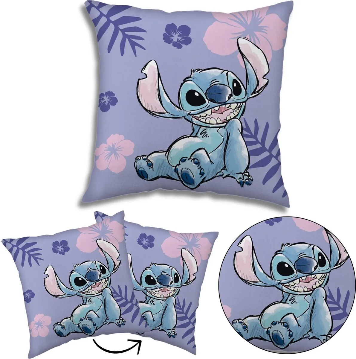 Disney Stitch Vierkante Kussen 40x40cm