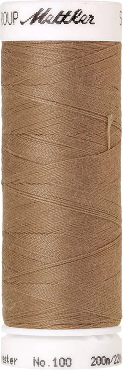Amann Mettler Seralon 200mt Garen - Donker Rattan