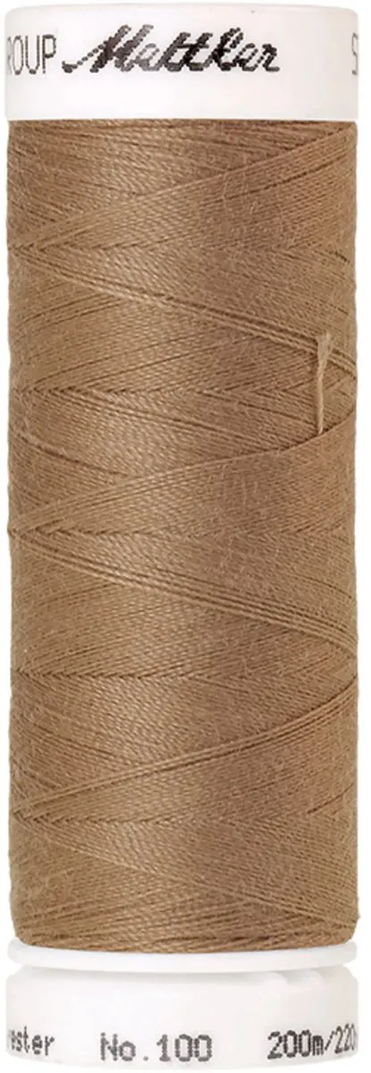 Amann Mettler Seralon 200mt Garen - Donker Rattan