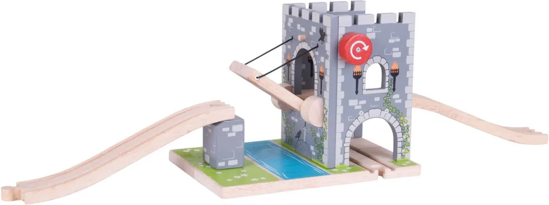 BIGJIGS BJT267 Ophaalbrug Kasteel - Multicolor