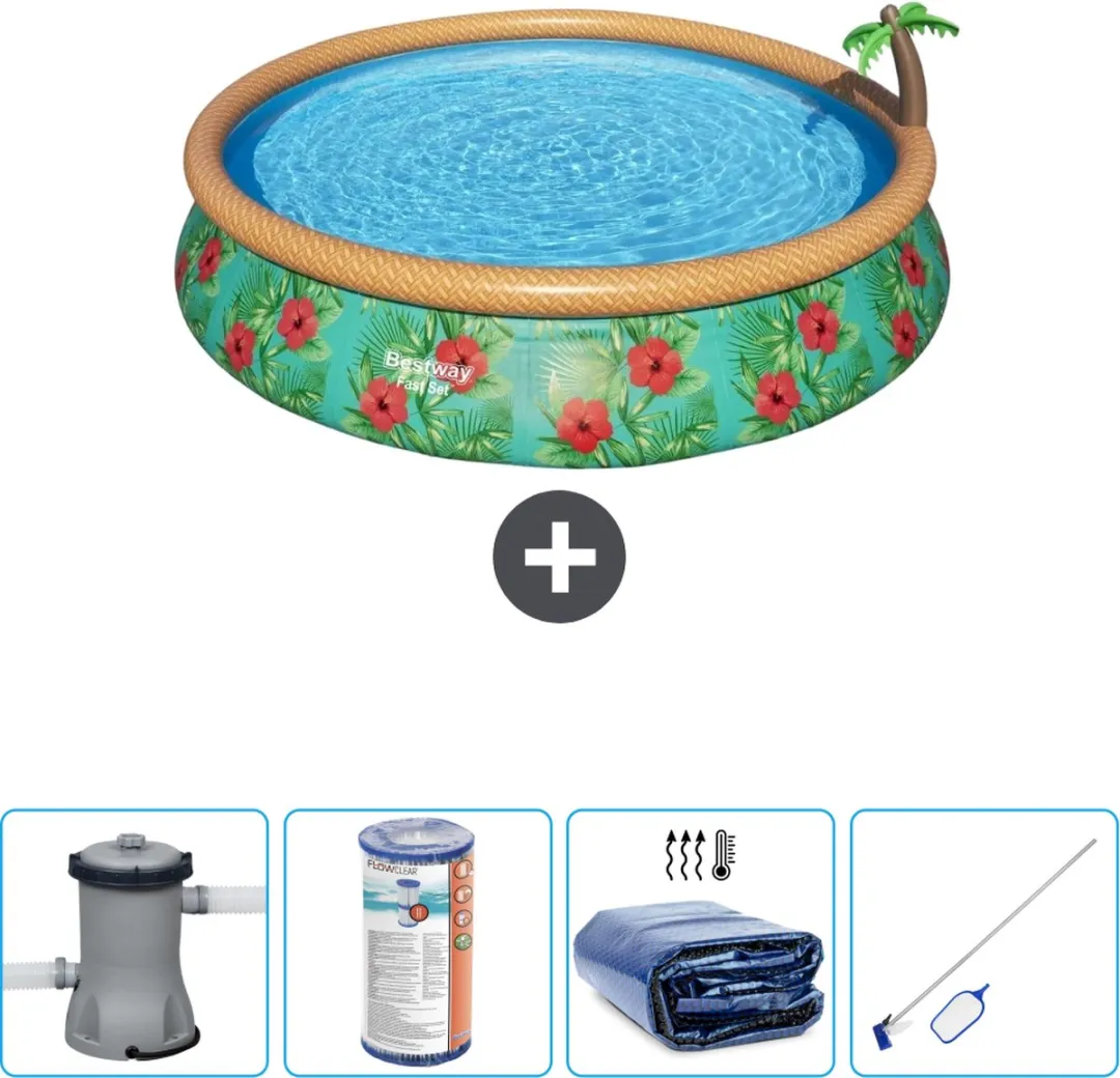 Bestway Fast Set Rond Zwembad 457x84cm