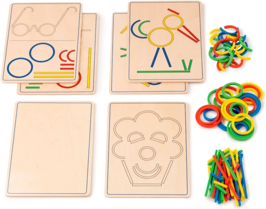 Toys for Life Maak Vormen met Ringen en Stokjes