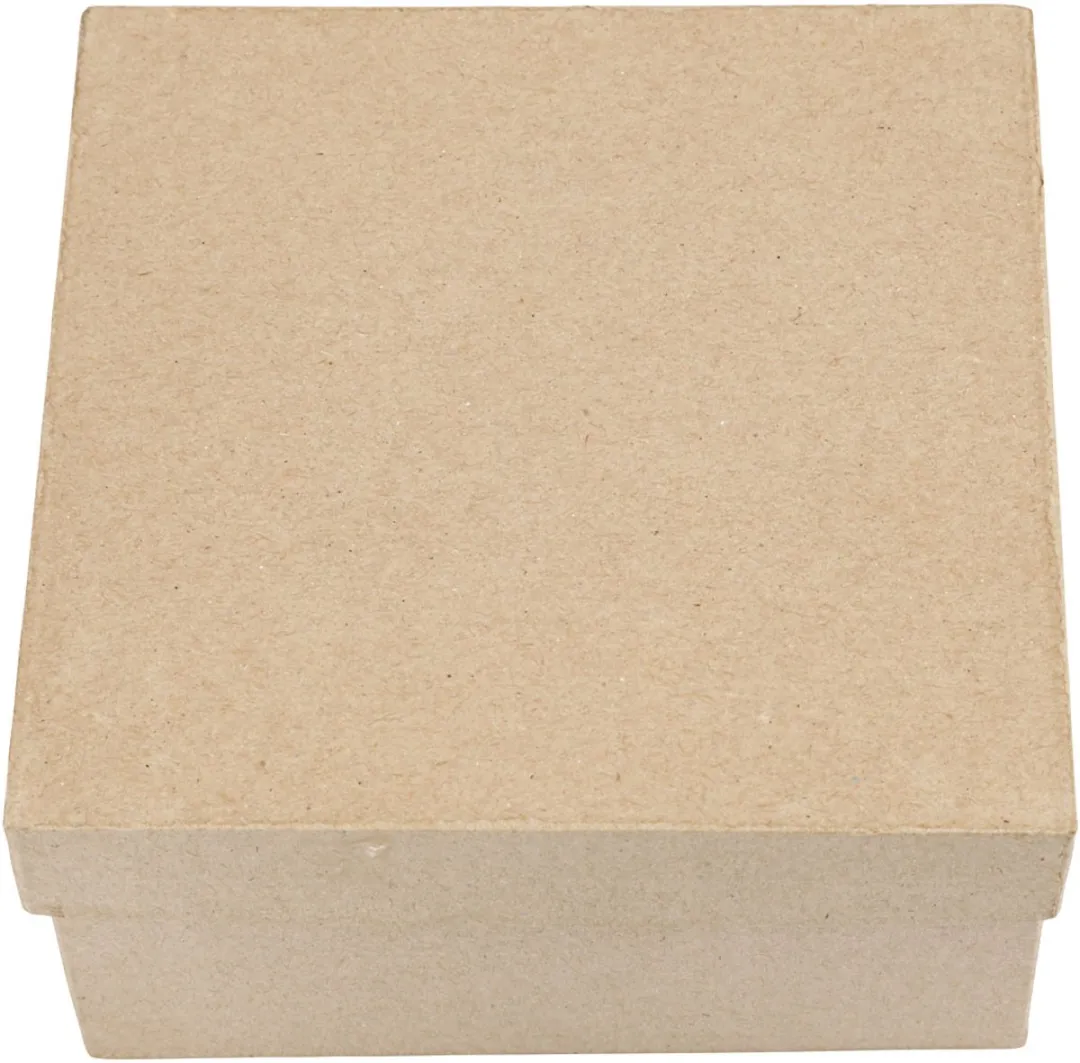 Creativ Company Vierkante dozen 5-7,5cm - 3 Stuks - Bruin
