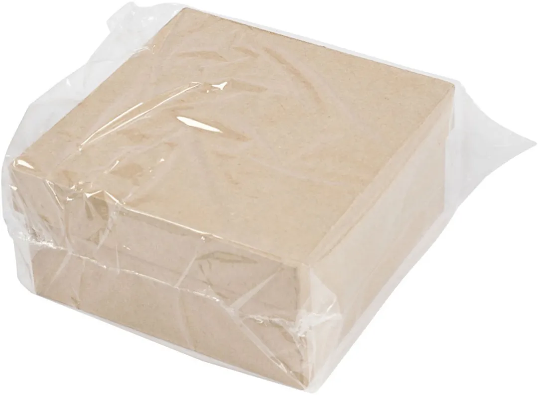 Creativ Company Vierkante dozen 5-7,5cm - 3 Stuks - Bruin