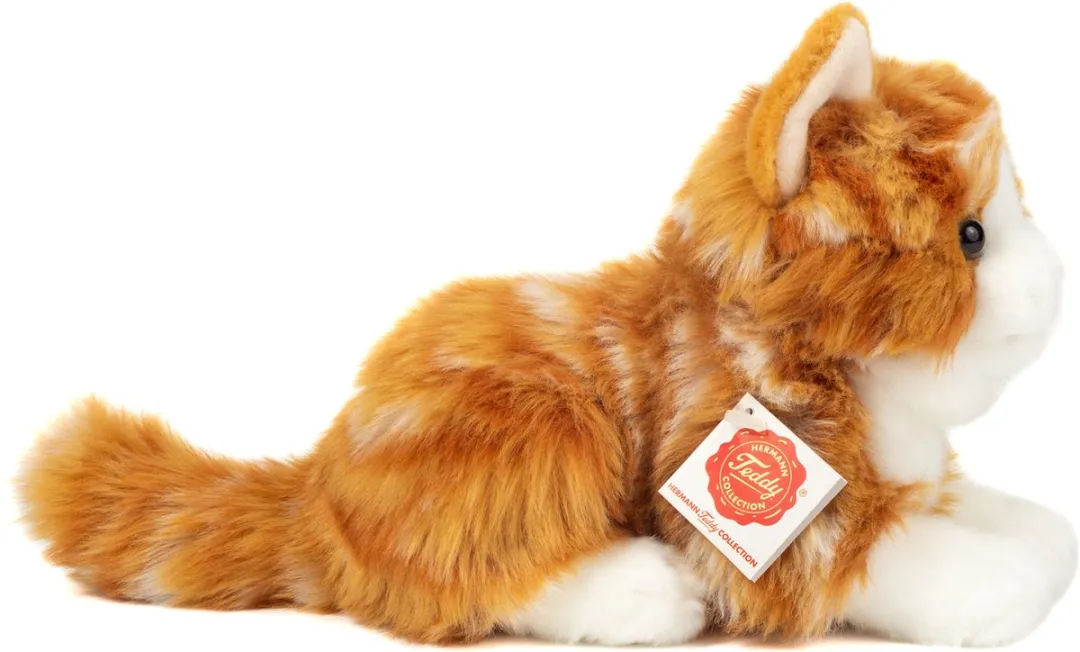 Teddy Hermann Knuffeldier Kat/Poes - 30 cm - Rood