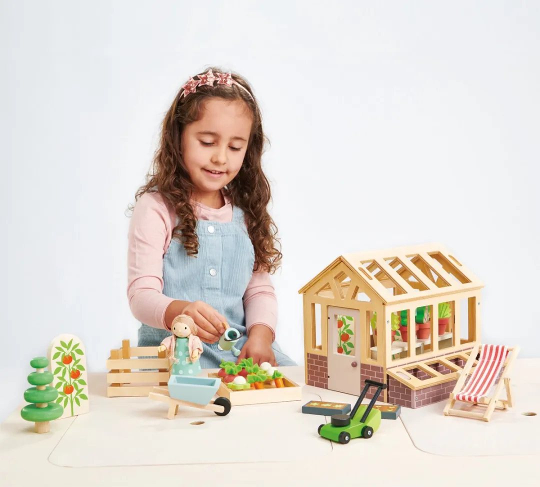 Tender Leaf Toys Speelset Kas & Tuin Junior 27-delig - Multicolor