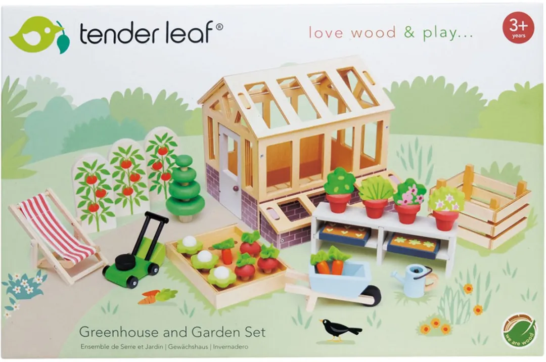 Tender Leaf Toys Speelset Kas & Tuin Junior 27-delig - Multicolor
