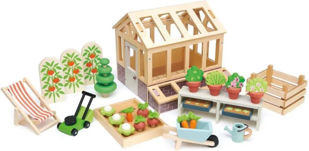 Tender Leaf Toys Speelset Kas & Tuin Junior 27-delig