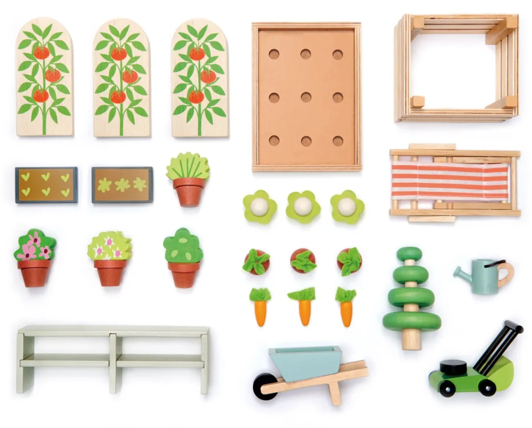 Tender Leaf Toys Speelset Kas & Tuin Junior 27-delig - Multicolor - afbeelding 6 van 6