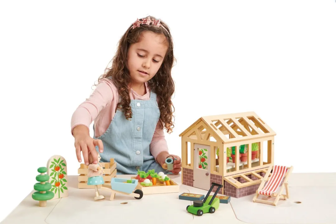 Tender Leaf Toys Speelset Kas & Tuin Junior 27-delig - Multicolor