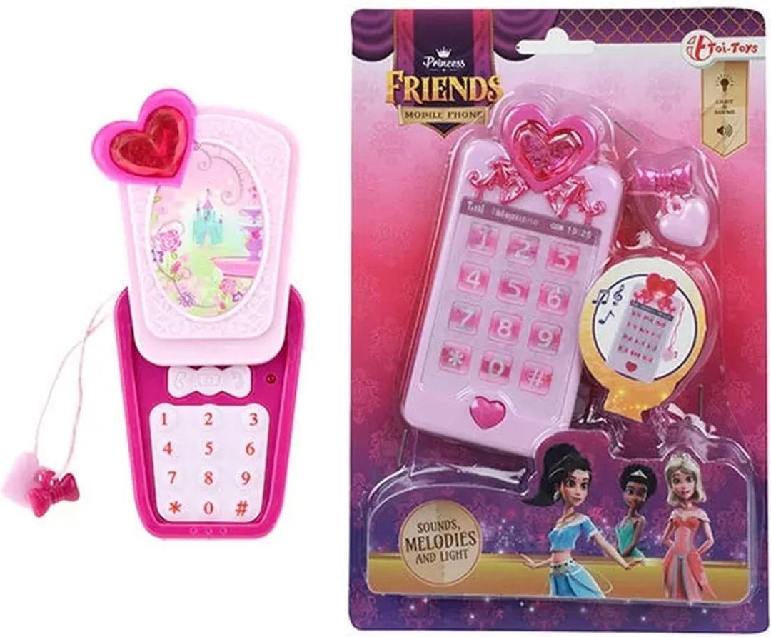 Toi-Toys Princess Friends Mobiele Speelgoedtelefoon - Roze