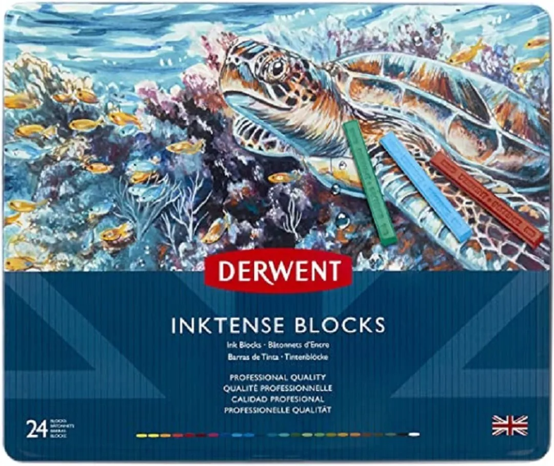 Derwent Inktense Kleursticks 24 Stuks - Multicolor