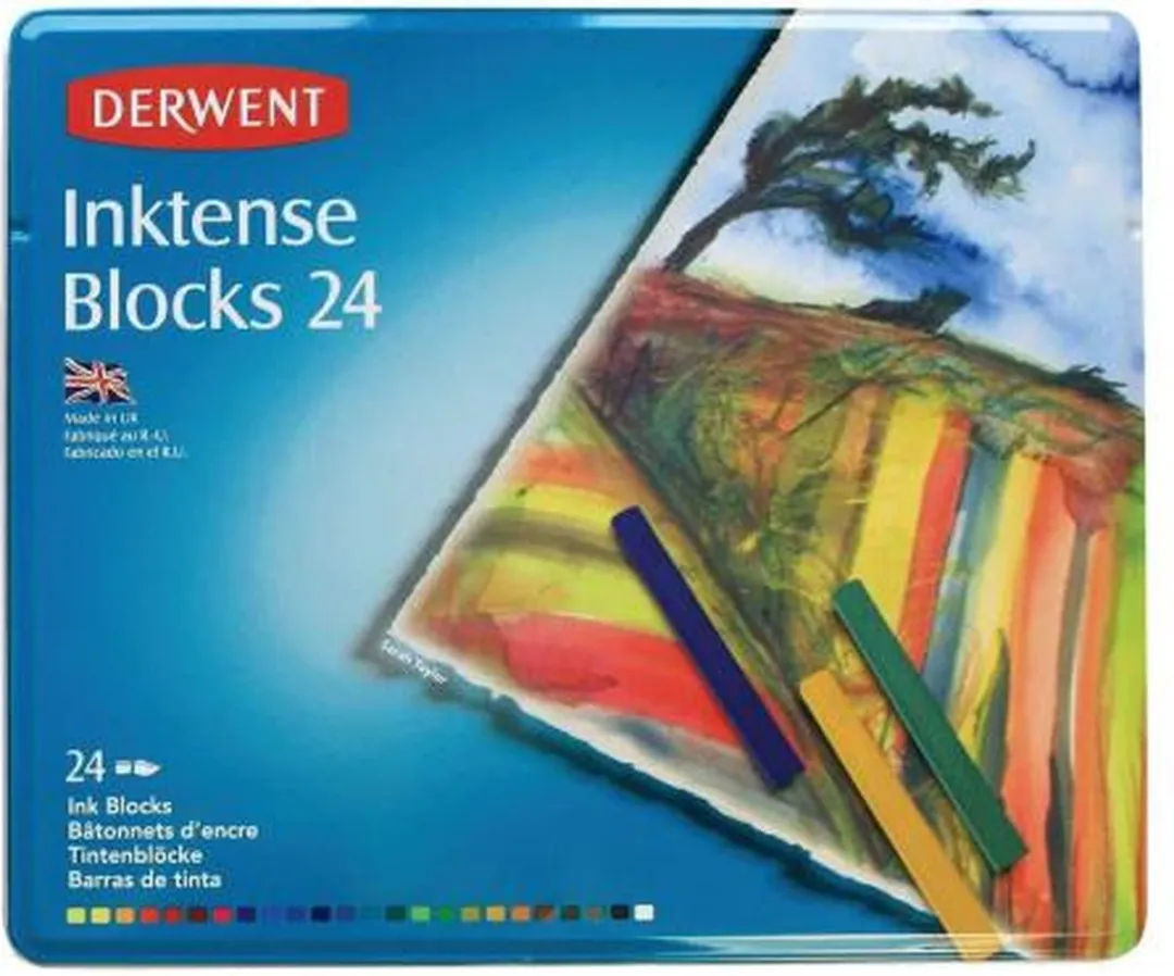 Derwent Inktense Kleursticks 24 Stuks - Multicolor
