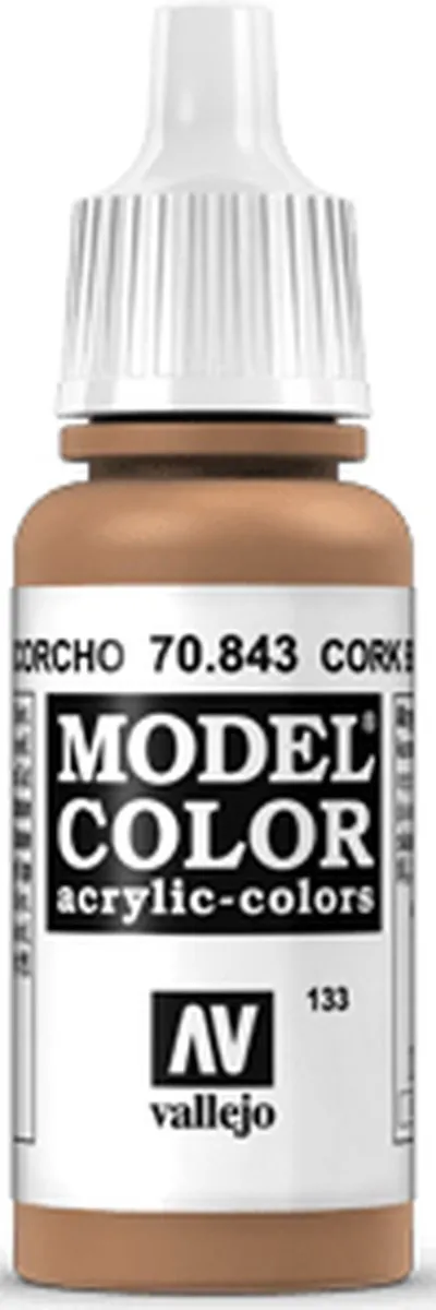 Vallejo Model Color Cork Brown Acrylverf 17ml