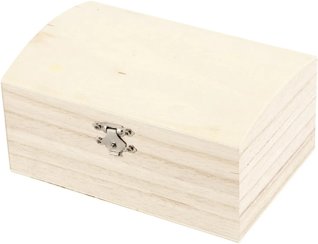 Creativ Company Houten Schatkist 16,5x11x8,55cm - 8 Stuks