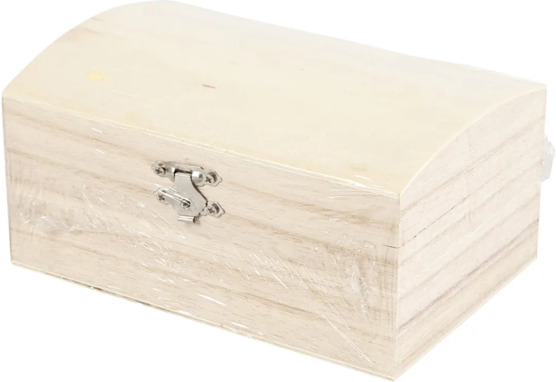Creativ Company Houten Schatkist 16,5x11x8,55cm - 8 Stuks