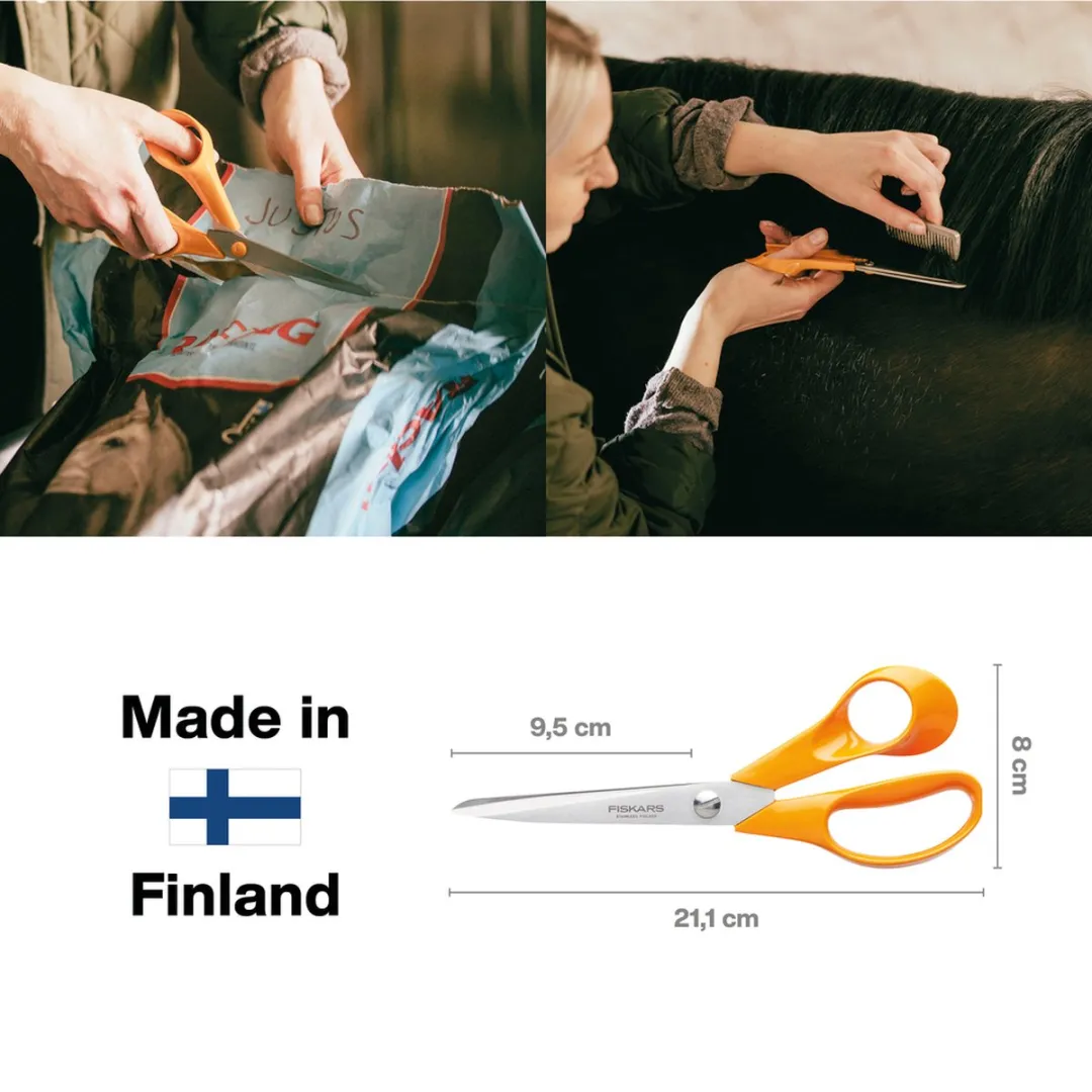 Fiskars Classic Universele Schaar 21cm - Rechtshandig - Oranje