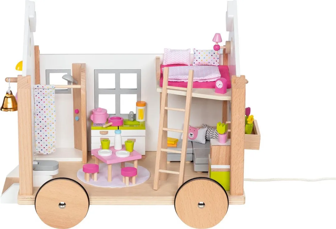 Goki Tiny House Hygge Poppenhuis - 40 Meubels - Multicolor