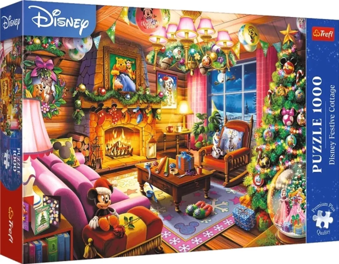 Trefl Disney Le Châlet de Noël Puzzle 1000 Stuks