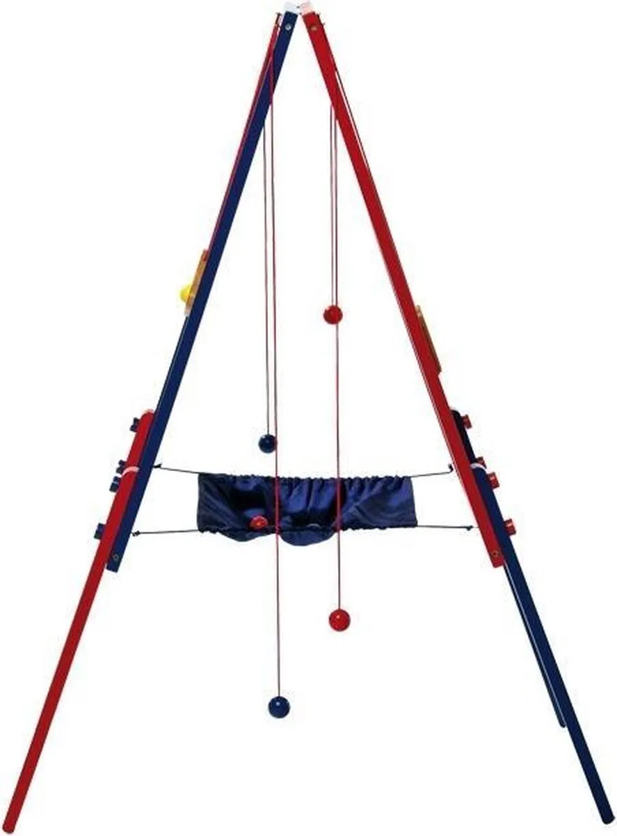 Small Foot Houten Klimmuur XXL Behendigheidsspel - Blauw