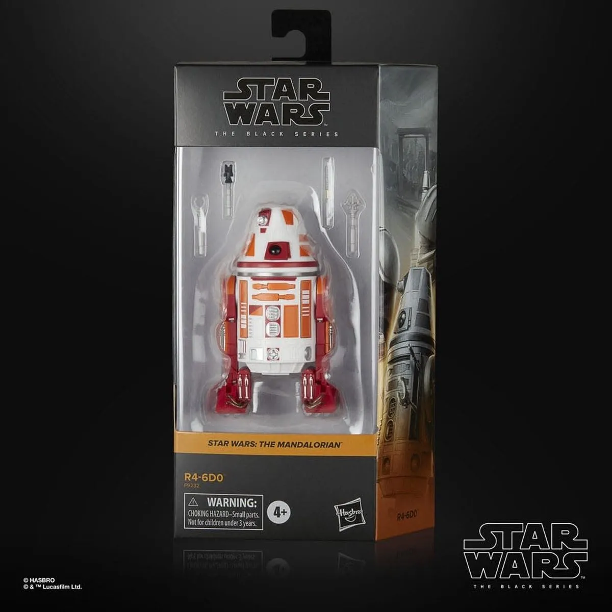 Hasbro Star Wars The Mandalorian Black Series R4-6D0 Action Figuur 15cm