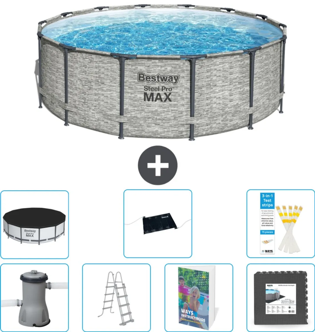 Bestway Steel Pro MAX Zwembad 427x122cm