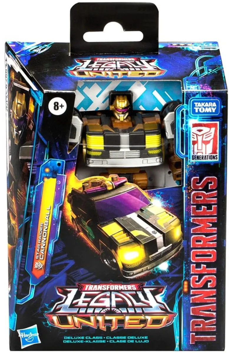 Hasbro Transformers Legacy United Star Raider Cannonball Action Figuur - 14cm - Multicolor
