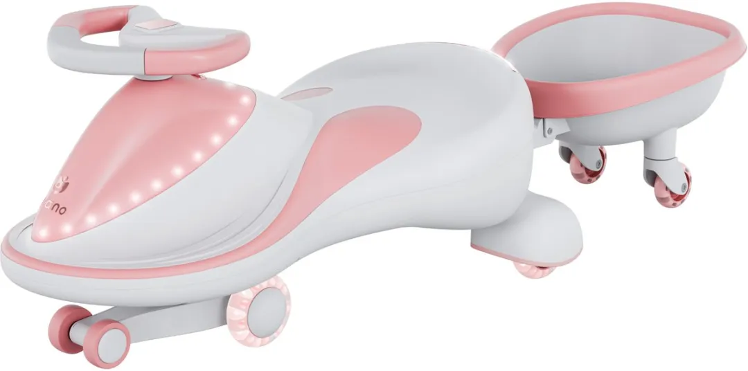 Tulano Wiggle Car Focus 55 Loopauto - Roze